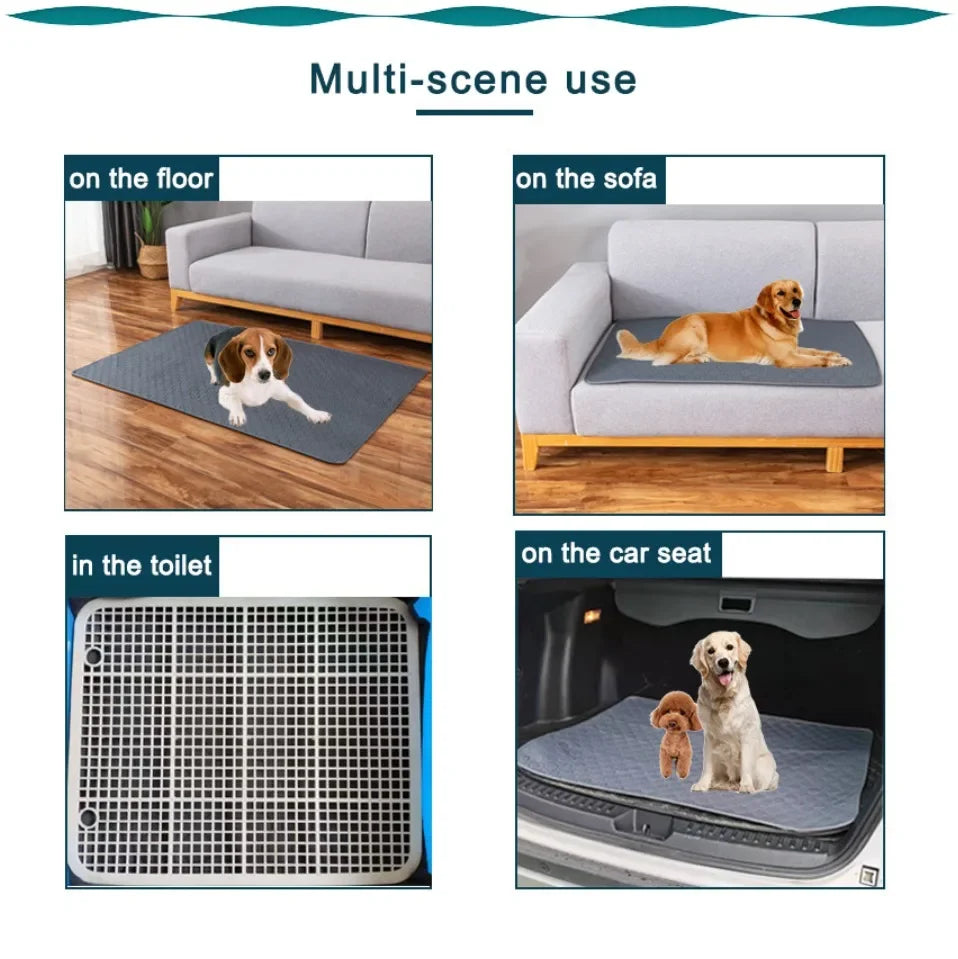 Animara Washable Dog Pee Pad – Reusable Absorbent Puppy Mat