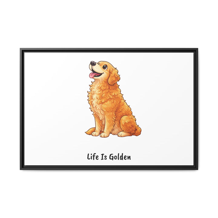 Custom Pet Portrait Framed Canvas Print – Personalised Wall Art