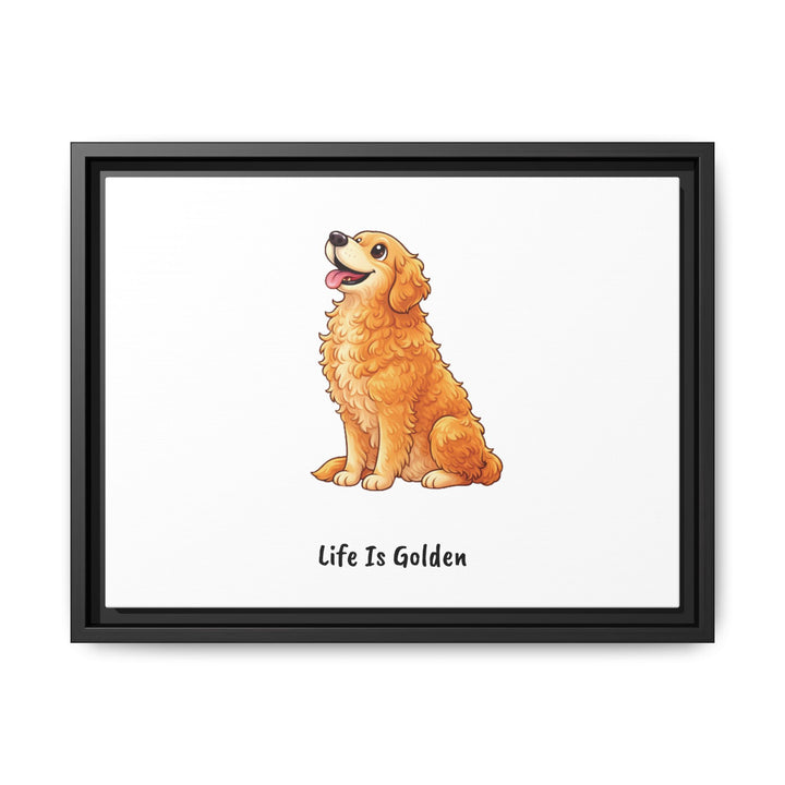 Custom Pet Portrait Framed Canvas Print – Personalised Wall Art