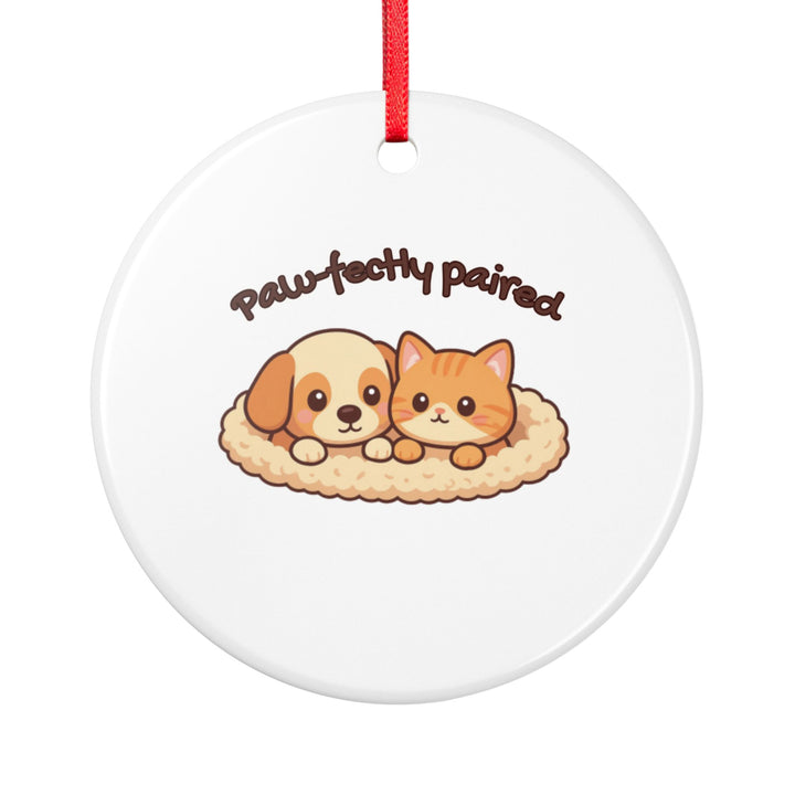 Custom Pet Lovers Ceramic Ornament
