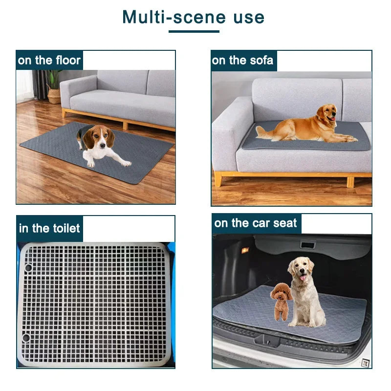 Animara Washable Dog Pee Pad – Reusable Absorbent Puppy Mat
