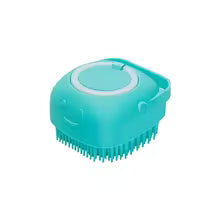 🛁 2-in-1 Pet Bath Massage Brush & Shampoo Dispenser