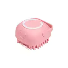 🛁 2-in-1 Pet Bath Massage Brush & Shampoo Dispenser