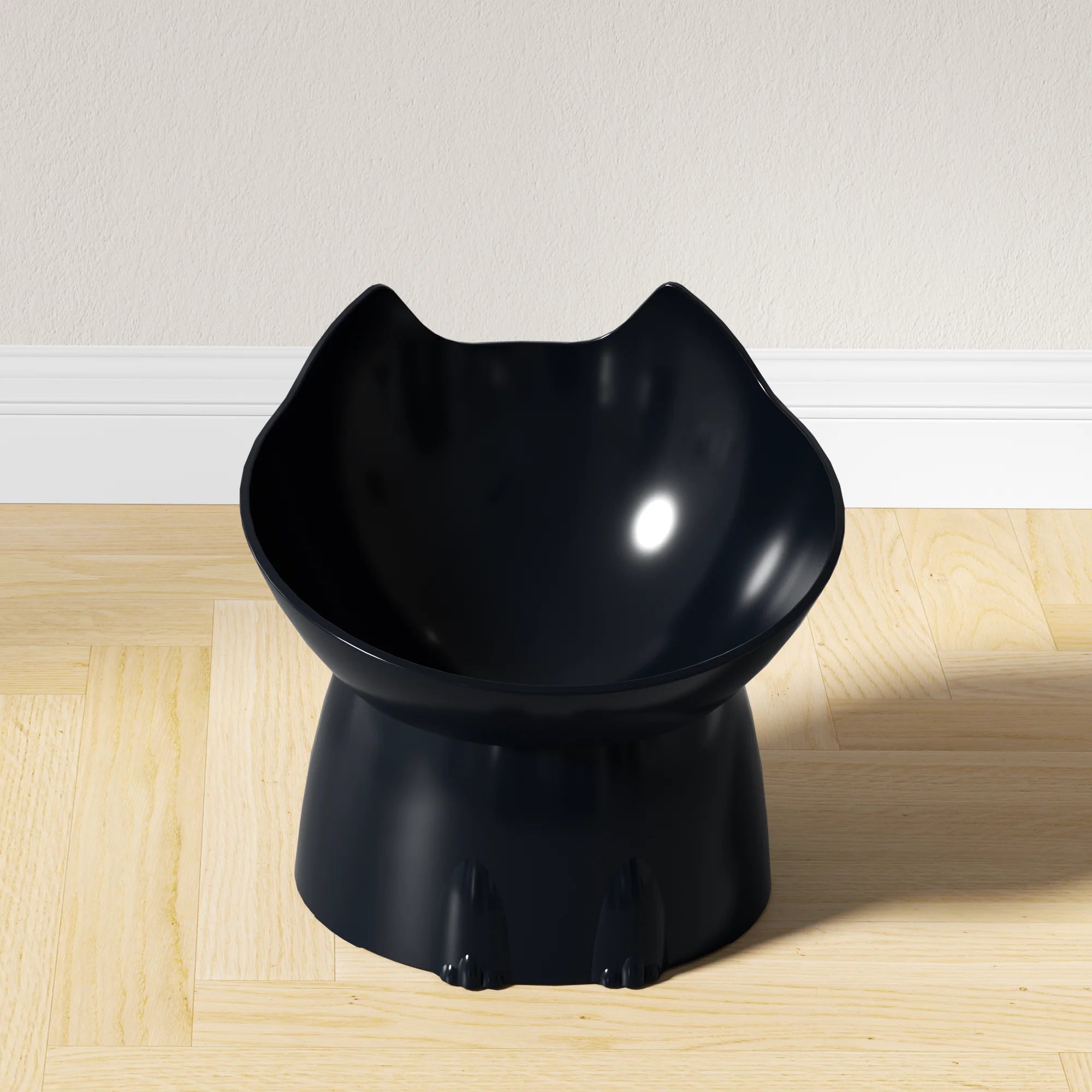 Elevated Cat Bowl | Tilted Anti-Tip Raised Feeder 🐾