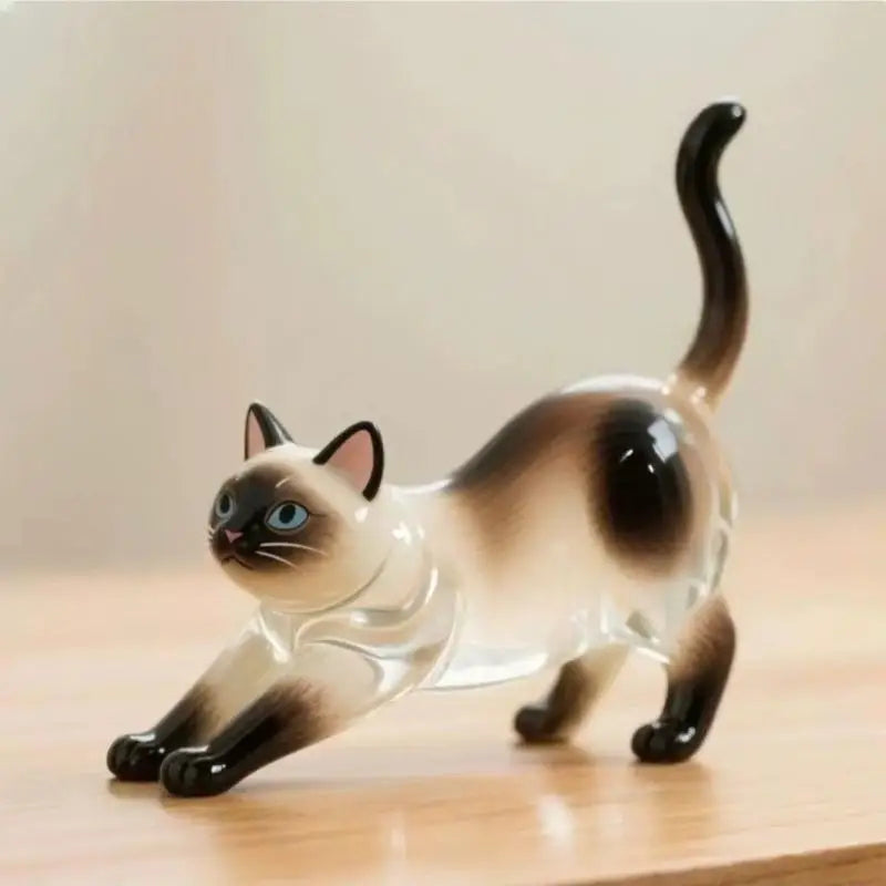 Transparent Cat Fur Keepsake Keychain | Pet Hair Memorial Keyring